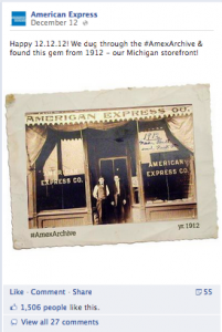 American Express Social Image Example